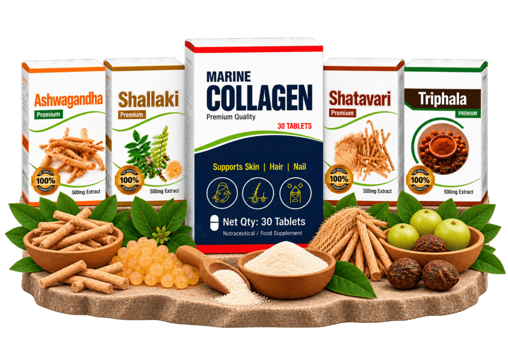 Marine Collagen AjurLife s prírodnými ingredienciami
